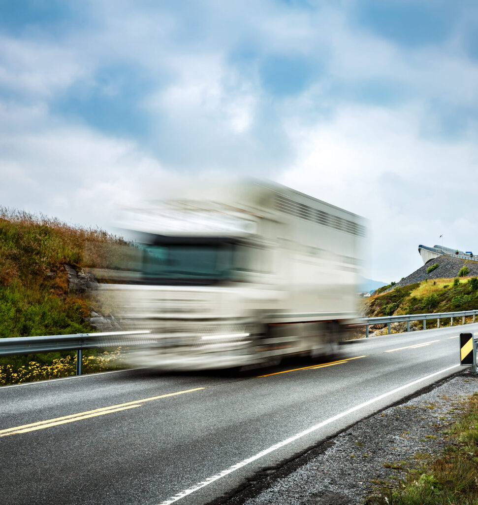 Vrachtwagen onderweg naar Griekenland